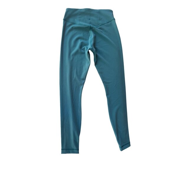 Lululemon Women's Size 6 Teal Green High-Waisted Full-Length Leggings - Picture 2 of 8